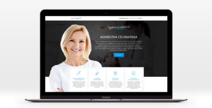 Landing page Celebanska.pl od bzb effective brand solutions